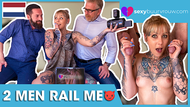 Dutch MMF with tattoo slut: NAYOMI SHARP – SEXYBUURVROUW.com