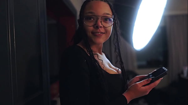 Black Teen Step Daughter Shares a Hotel Bed With Step Dad and Seduces Him Into Breeding Her | RealMaxxxSteele