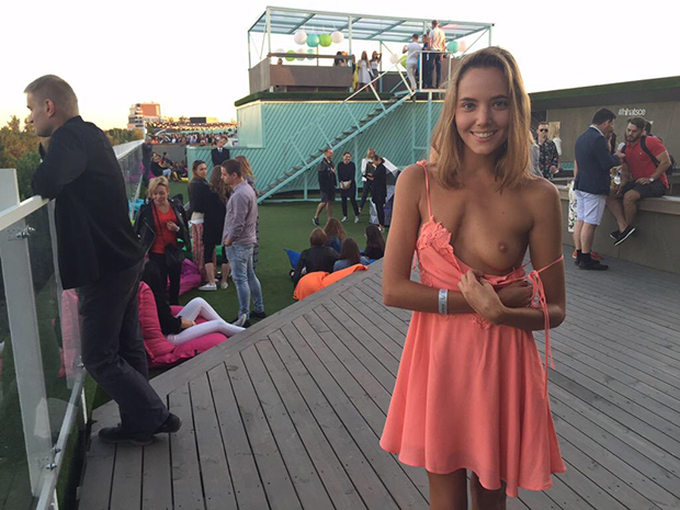 Candid college teens