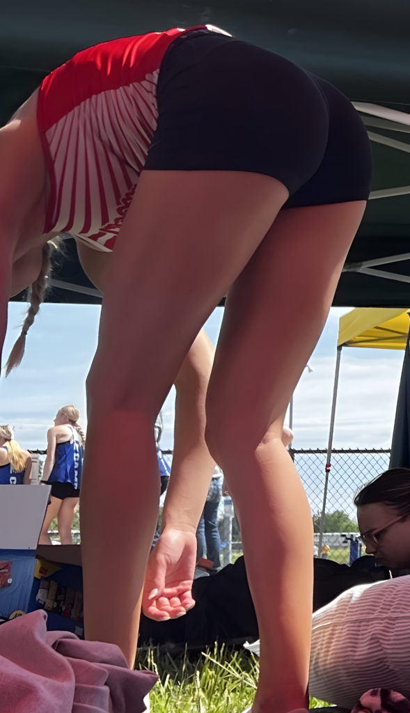 Candid college teens